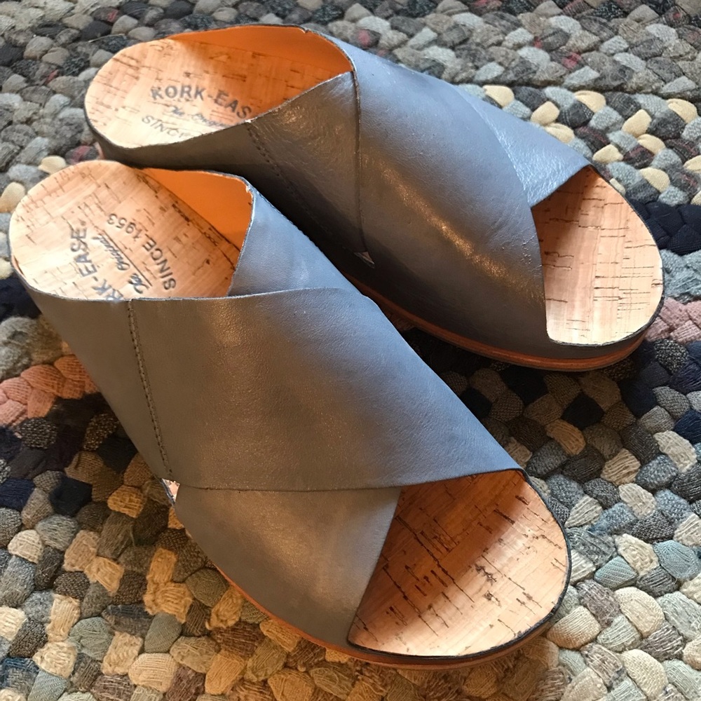 Blue Kork-Ease Sandals Size 8